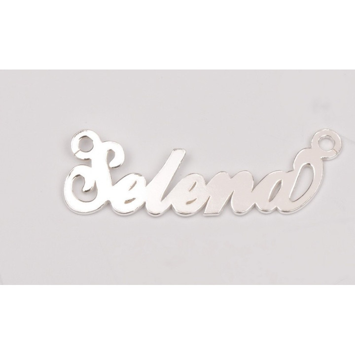 Nume decupate din argint din stoc - Selena