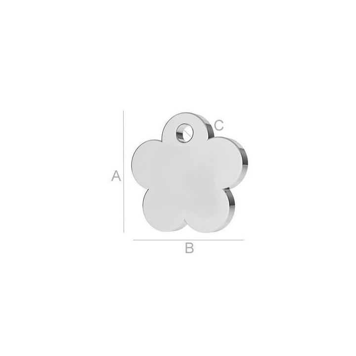 G0699-Charm Floricica argint 925 8MM