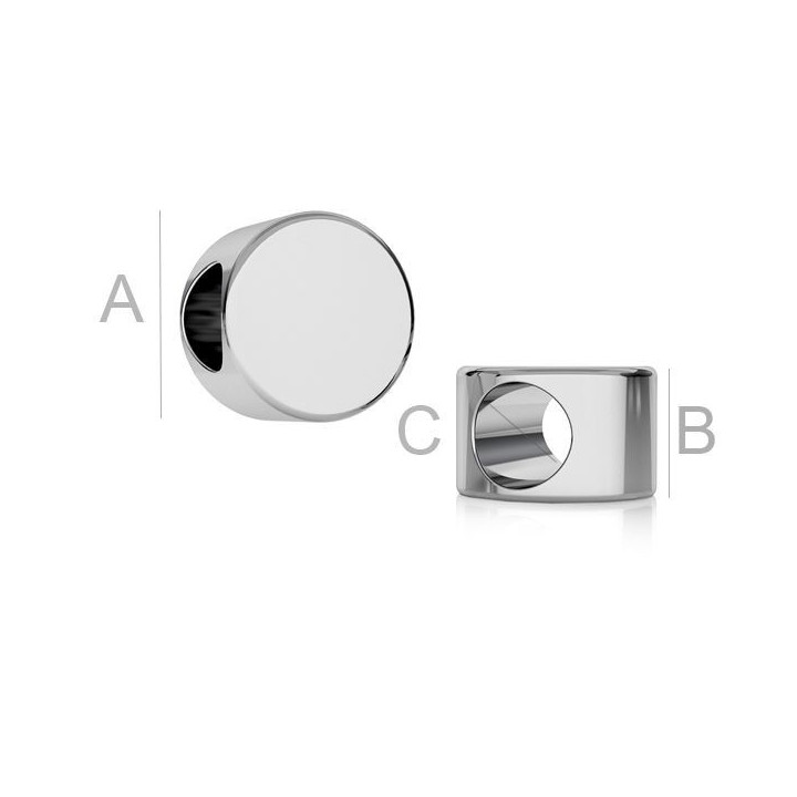 G0492-Pandant rotund argint 925 7.80MM-1buc