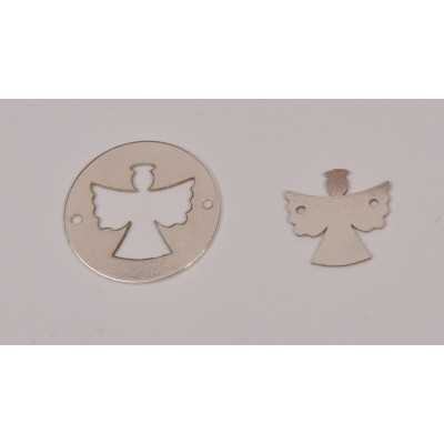 Bănuț îngeraș argint 925 decupaj laser 16.5 mm | SimoShop