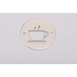 E0146-N-Banut 16.5 decupat cu ceasca de cafea 0.33 - bijuterii personalizate din argint | simoshop
