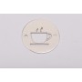Bănuț argint 925 ceașcă de cafea, decupaj laser 16.5mm