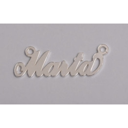 Nume decupate din argint din stoc - Marta