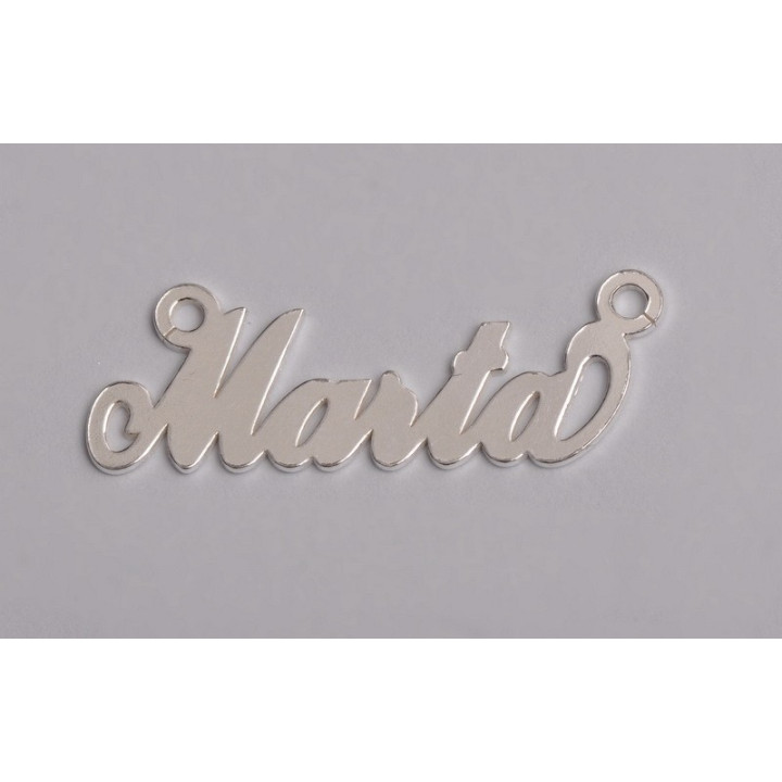 Nume decupate din argint din stoc - Marta
