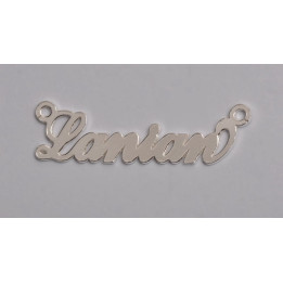 Nume decupate din argint din stoc - Lanian