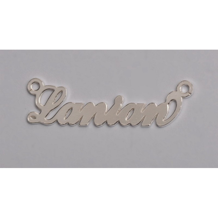 Nume decupate din argint din stoc - Lanian