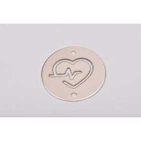 Bănuț Heartbeat inimă cu puls din argint 925