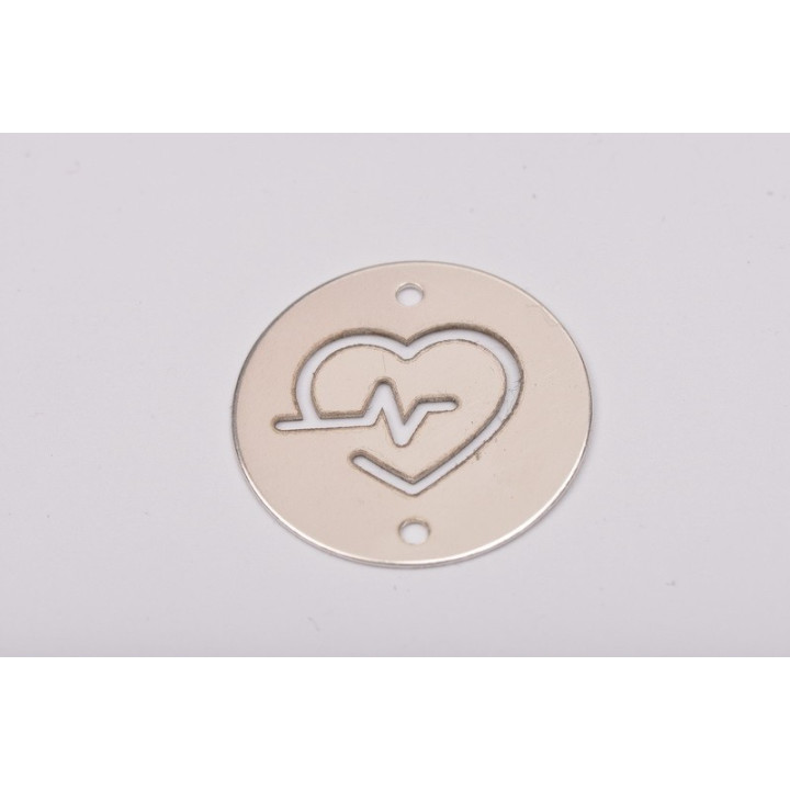 E0152-N-Banut 16.5 decupat Heartbeat - bijuterii personalizate din argint | simoshop