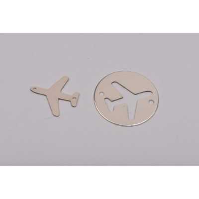 Set pandantiv avion argint 925 călătorie