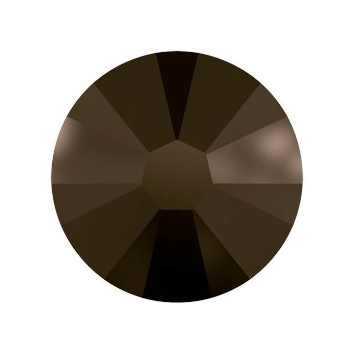 2660-SWAROVSKI ELEMENTS 2058 Jet Nut Foiled SS7 2.2mm - bijuterii personalizate din argint | simoshop