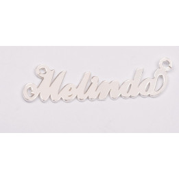 Nume decupate din argint din stoc - Melinda