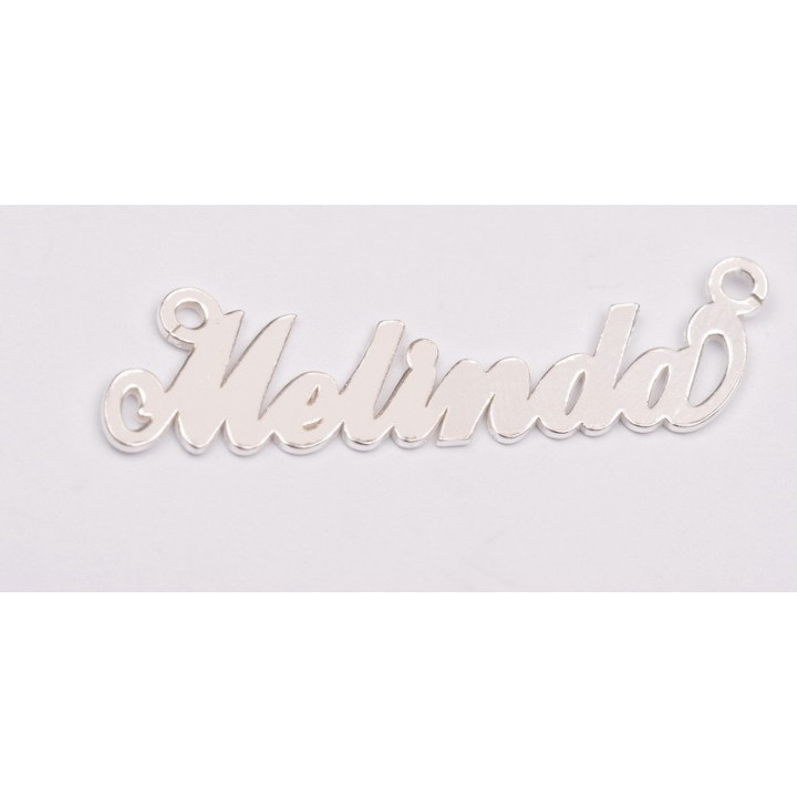 Nume decupate din argint din stoc - Melinda