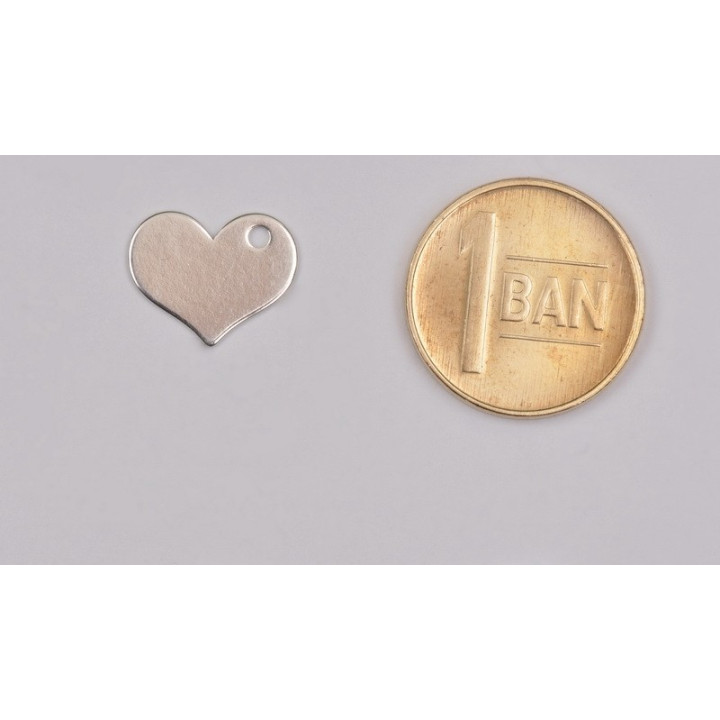 G1784-Charm inimioara argint 925 9.50x12mm 1 buc