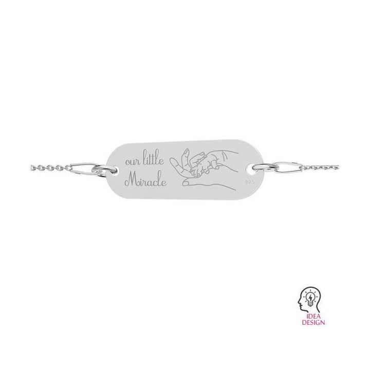 G2036-Link oval Argint 925 8x23MM, 0.50MM grosime