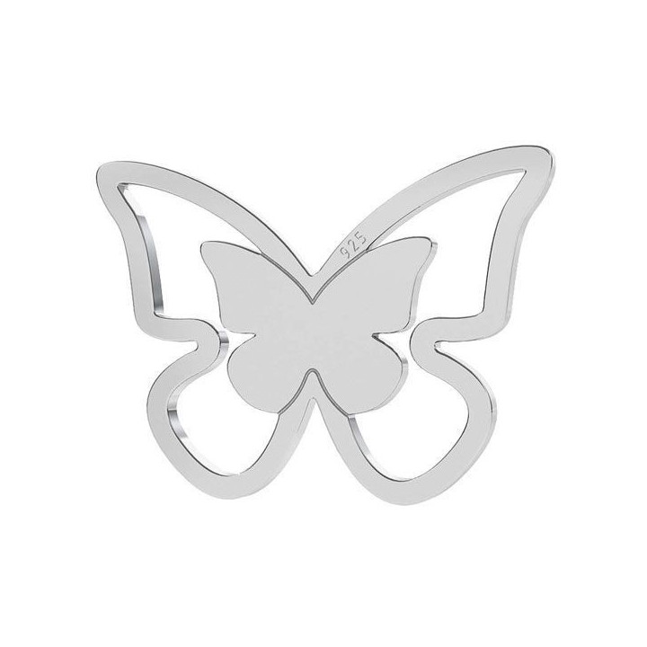 G2040-Charm/Link Fluture argint 925 16x11.50MM