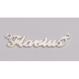 Nume decupate din argint din stoc - Flavius