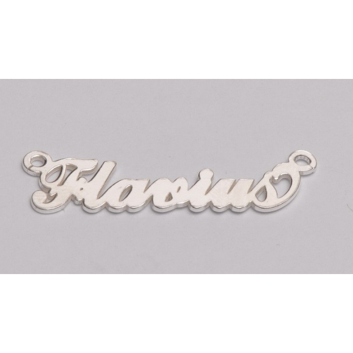 Nume decupate din argint din stoc - Flavius