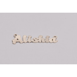 Nume decupate din argint din stoc - Alishia