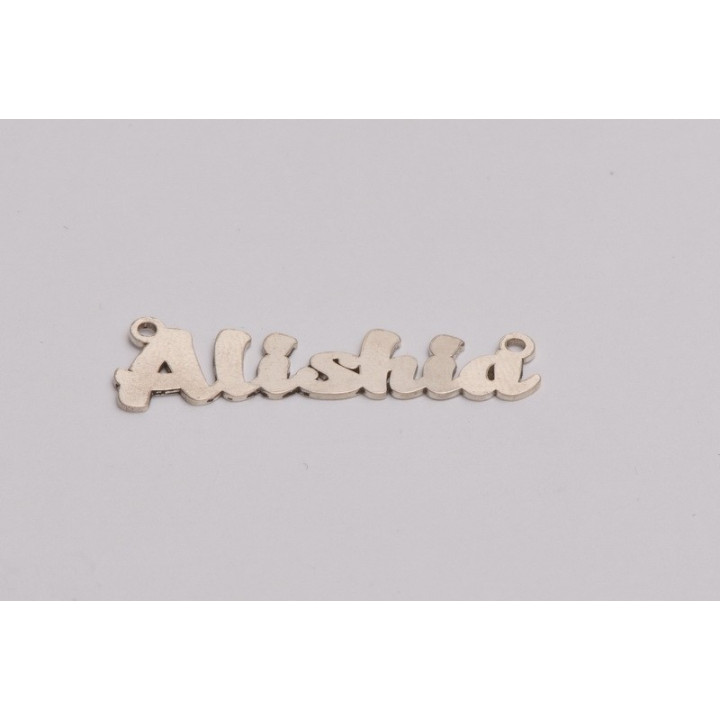 Nume decupate din argint din stoc - Alishia