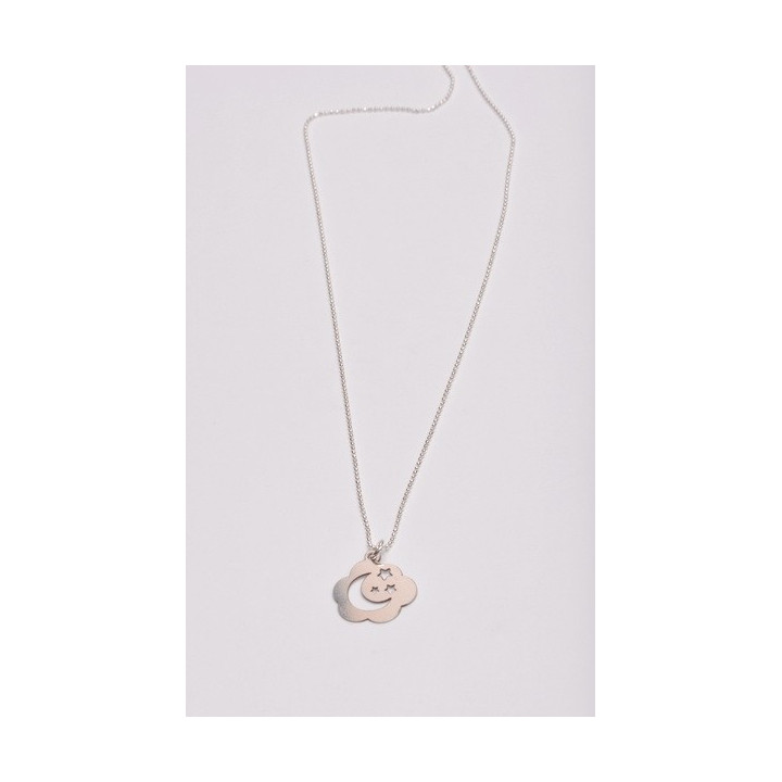 Laser-Cut-064-Charm norisor cu luna si stele decupate 20mm grosime 0.4mm