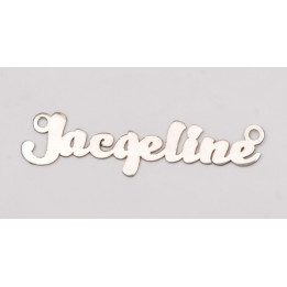 Nume decupate din argint din stoc -  Jaqeline Versiunea 1
