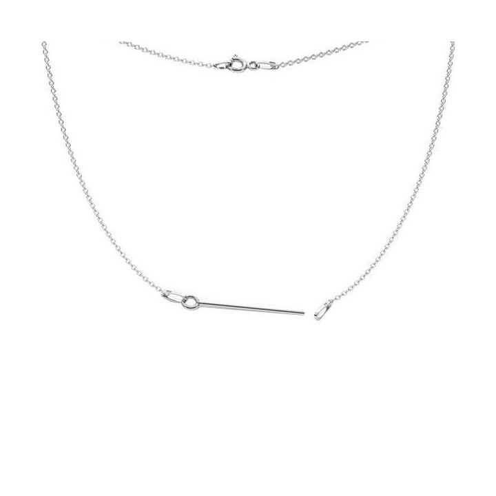 G1062-Colier anchor argint 925 cu baza pentru Swarovski Beads