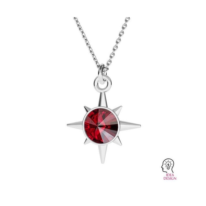 G0264-Busola pandantiv pentru Swarovski Rivoli 6mm - 1 buc