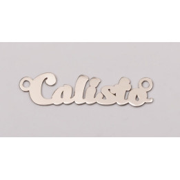 Nume decupate din argint din stoc- Calisto  v1