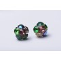 SERVICIU LIPIRE 6 CRISTALE XIRIUS IN FORMA DE FLORICICA - PERECHE - bijuterii personalizate din argint | simoshop