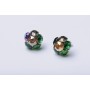 SERVICIU LIPIRE 6 CRISTALE XIRIUS IN FORMA DE FLORICICA - PERECHE - bijuterii personalizate din argint | simoshop