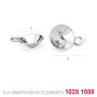 G0289- Baza simpla pandantiv Xirius Chaton 1088,1028 SS39 - bijuterii personalizate din argint | simoshop