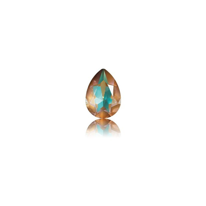 P2130-Swarovski Elements 4320 Crystal Light Grey DeLite Unfoiled 14x10mm