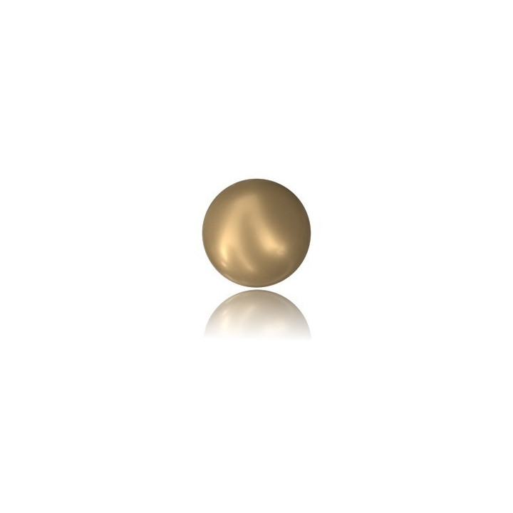 2530-Swarovski Elements 2081/2 Crystal Creampearl Unfoiledl Hotfix SS16 4MM-1buc