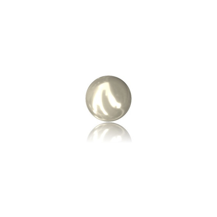 2536-Swarovski Elements 2081/2 Crystal Creampearl Hotfix SS34 7MM-1buc