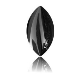 2685-Swarovski Elements 2208/4 Crystal White Pearl Unfoiled Hotfix 8x4.5 mm -1buc