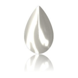 2473-Swarovski Elements 2308/4 Crystal Creampearl Unfoiled Hotfix 8 x 5 mm -1buc