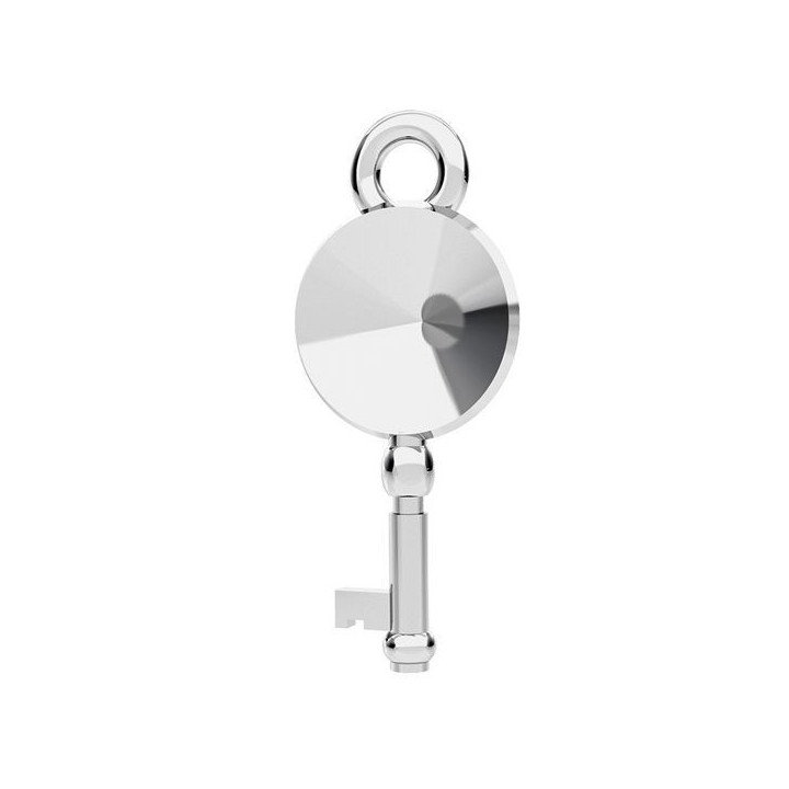G0504-Baza pandantiv Nota Muzicala pentru Swarovski Rivoli 1122 6MM