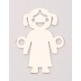 Pandantiv Fetiță Argint 925 pentru Brățară Copil