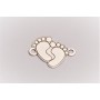 Charm Tălpițe Argint 925 · Piciorușe Decupate 20x17mm