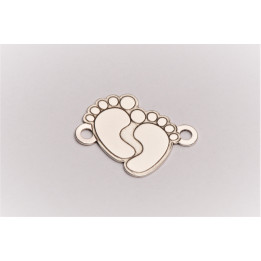 E0181-G-Link talpite decupate 20x17mm 1 buc - bijuterii personalizate din argint | simoshop