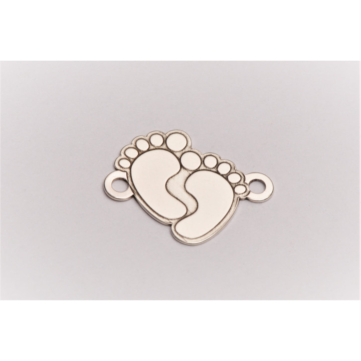 E0181-G-Link talpite decupate 20x17mm 1 buc - bijuterii personalizate din argint | simoshop