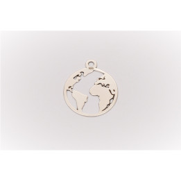E0016-Charm glob pamantesc 16.5mm x21mm  0.33mm 1 buc