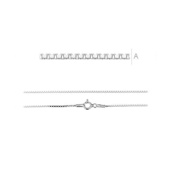 Colier lant argint 925 box twisted