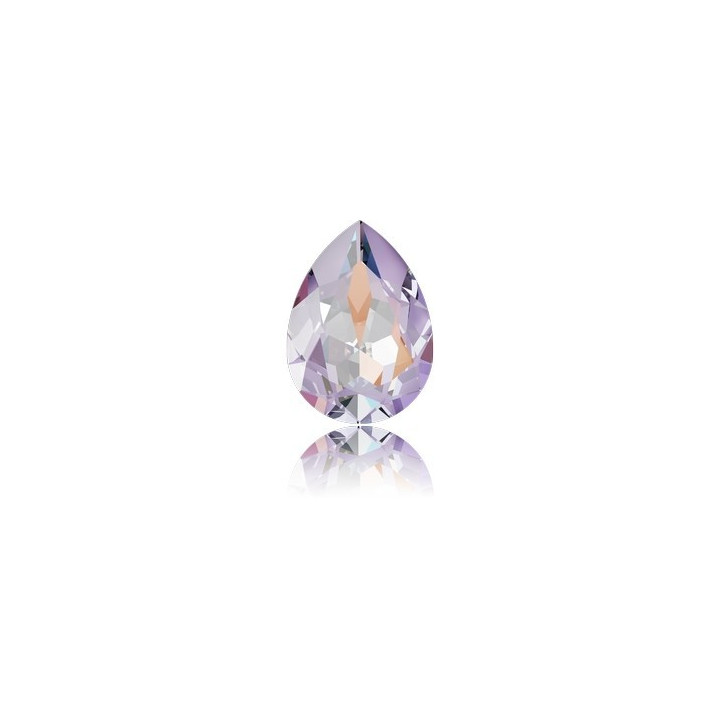 P0537-Swarovski Elements 4320 Crystal Lavender DeLite Unfoiled 14x10MM 1 buc