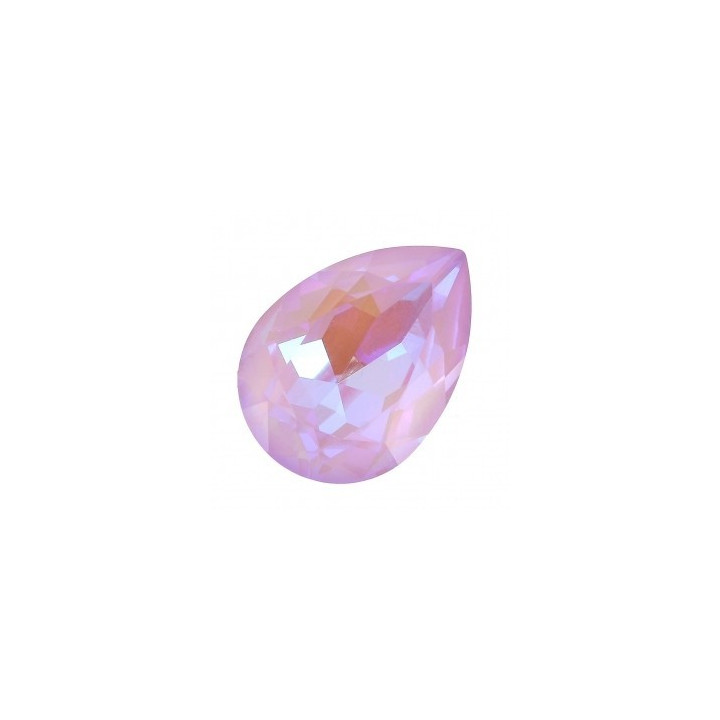 P0537-Swarovski Elements 4320 Crystal Lavender DeLite Unfoiled 14x10MM 1 buc
