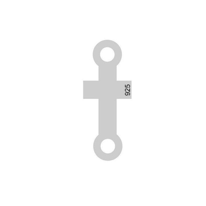 E0036-Link cruciulita 15x6mm 0.4mm