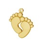 Charm Tălpițe Bebeluș Argint 925 · Piciorușe 21x16mm