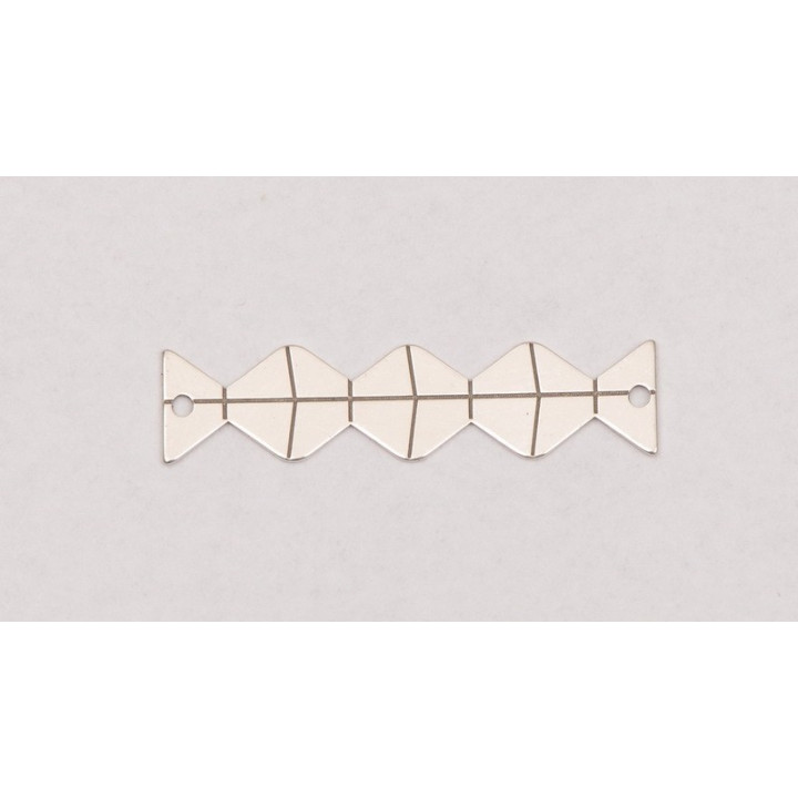 E0067-Link coloana infinitului din argint 925 28x6.5mm 0.4mm