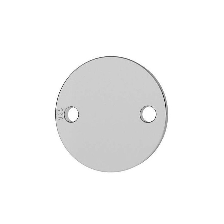 G0909-Link banut din argint 14.5mm grosime 0.5mm fara za