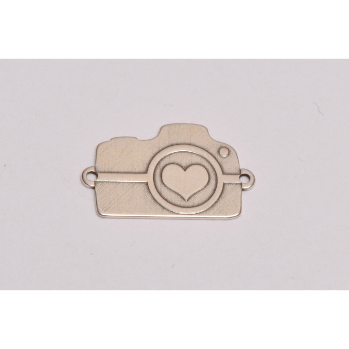 E001-Link decupat argint 925 Buttercup 16x16mm 0.5mm